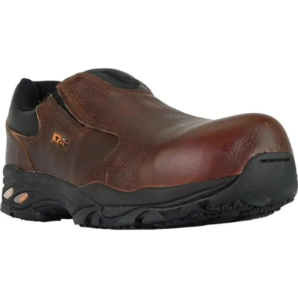 Thorogood Men s VGS 300 Slip On Work Shoe 804-4061 - Brown For Cheap