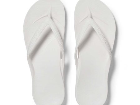 Arch Support Thongs - Classic - White Online Hot Sale