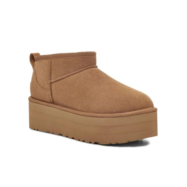 Classic Ultra Mini Platform | Women | Suede | Chestnut Online Hot Sale