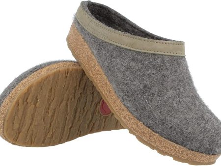 Grizzly w Leather Trim | Wool | Gray Online Hot Sale