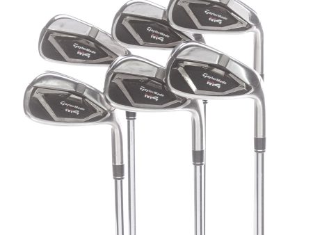 TaylorMade M4 Steel Mens Right Hand Irons 5-PW Regular - KBS Max 85 on Sale