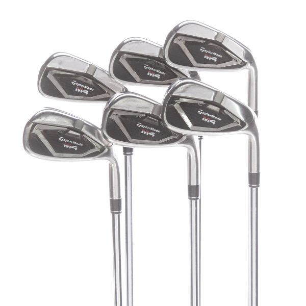 TaylorMade M4 Steel Mens Right Hand Irons 5-PW Regular - KBS Max 85 on Sale