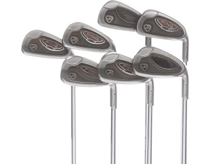 Ping i10 Steel Mens Right Hand Irons 4-PW Green Dot 2* Upright - Ping Karsten Fashion