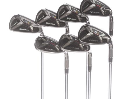 TaylorMade M2 Steel Mens Right Hand Irons 4-SW Regular - REAX Steel 88 Hot on Sale