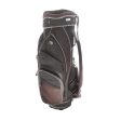 Mizuno Cart Bag - Black White Hot on Sale