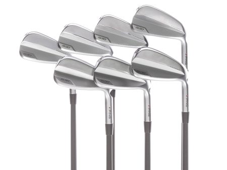 Ping i530 Steel Mens Right Hand Irons 5-UW Red Dot 1* Flat Stiff - Alta CB AWT S Online now