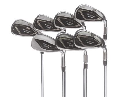 TaylorMade M4 Steel Mens Right Hand Irons 5-SW Regular - KBS Max R 85 on Sale