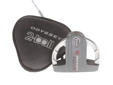 Odyssey White Steel 2-Ball SRT Mens Right Hand Putter 34.5  Mallet - Odyssey Cheap