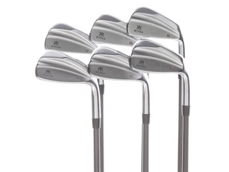 Miura KM-700 Graphite Mens Right Hand Irons 5-PW Regular - Steelfiber i80 Cheap