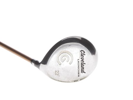 Cleveland Launcher Graphite Mens Right Hand Fairway 7 Wood 22* Stiff - Cleveland Launcher Gold 65 Cheap