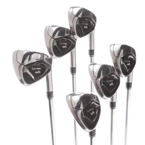 TaylorMade M4 Steel Mens Right Hand Irons 5-PW Regular - KBS Max 85 on Sale